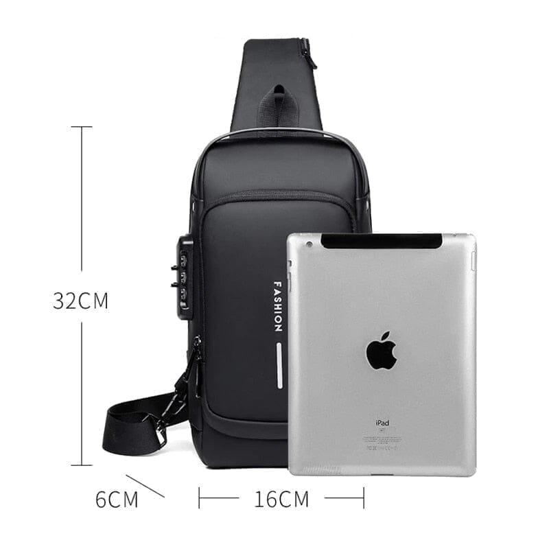 Bolsa Slim Bag™ - Mochila Anti-Furto com Senha USB - Sempre desconto