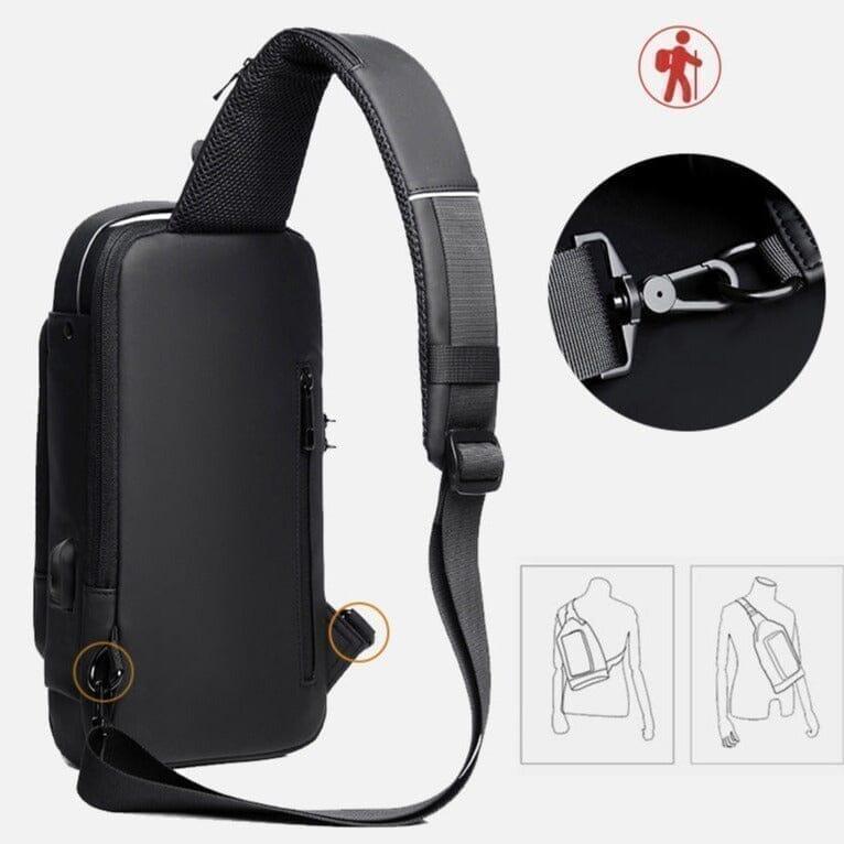 Bolsa Slim Bag™ - Mochila Anti-Furto com Senha USB - Sempre desconto