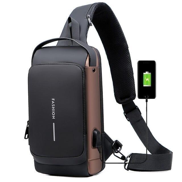 Bolsa Slim Bag™ - Mochila Anti-Furto com Senha USB - Sempre desconto