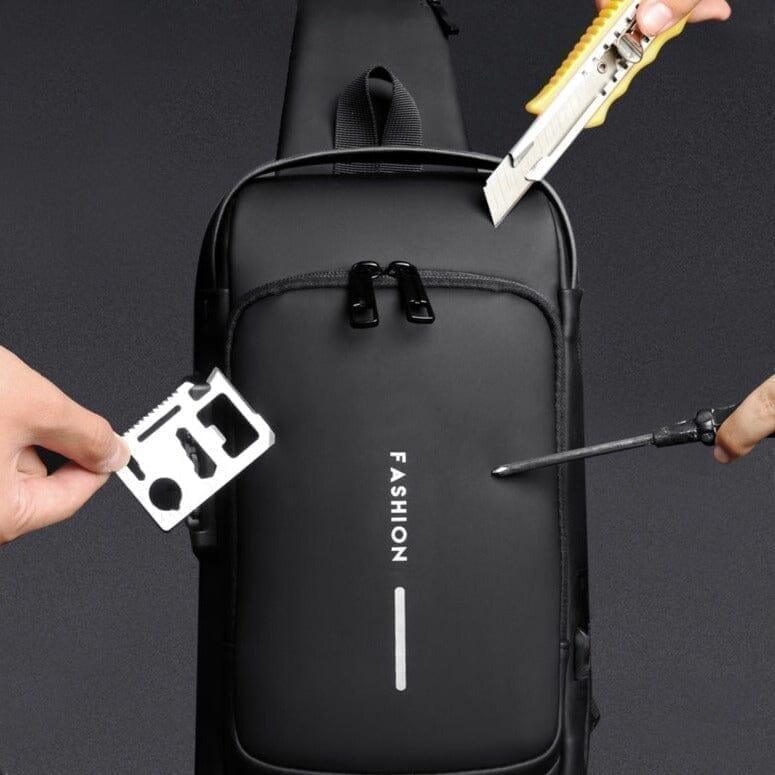 Bolsa Slim Bag™ - Mochila Anti-Furto com Senha USB - Sempre desconto